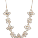 Gold Lace Floral Necklace