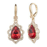 Poised Red Drop Earring | Marchesa