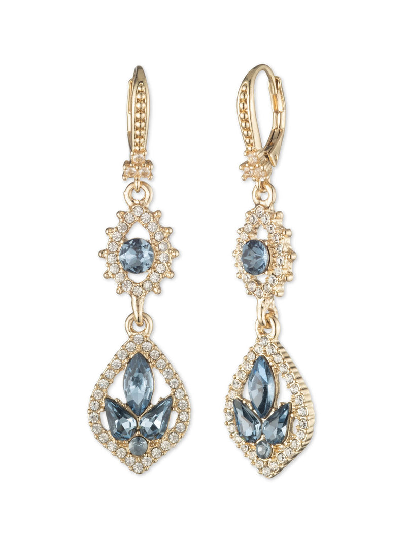 Poised Denim Mini Drop Earring