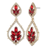 Poised Red Large Drop Earring | Marchesa