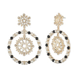 Orbital Pearl Earring