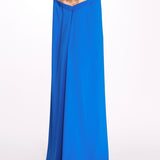 Off Shoulder Caped Column Gown | Marchesa