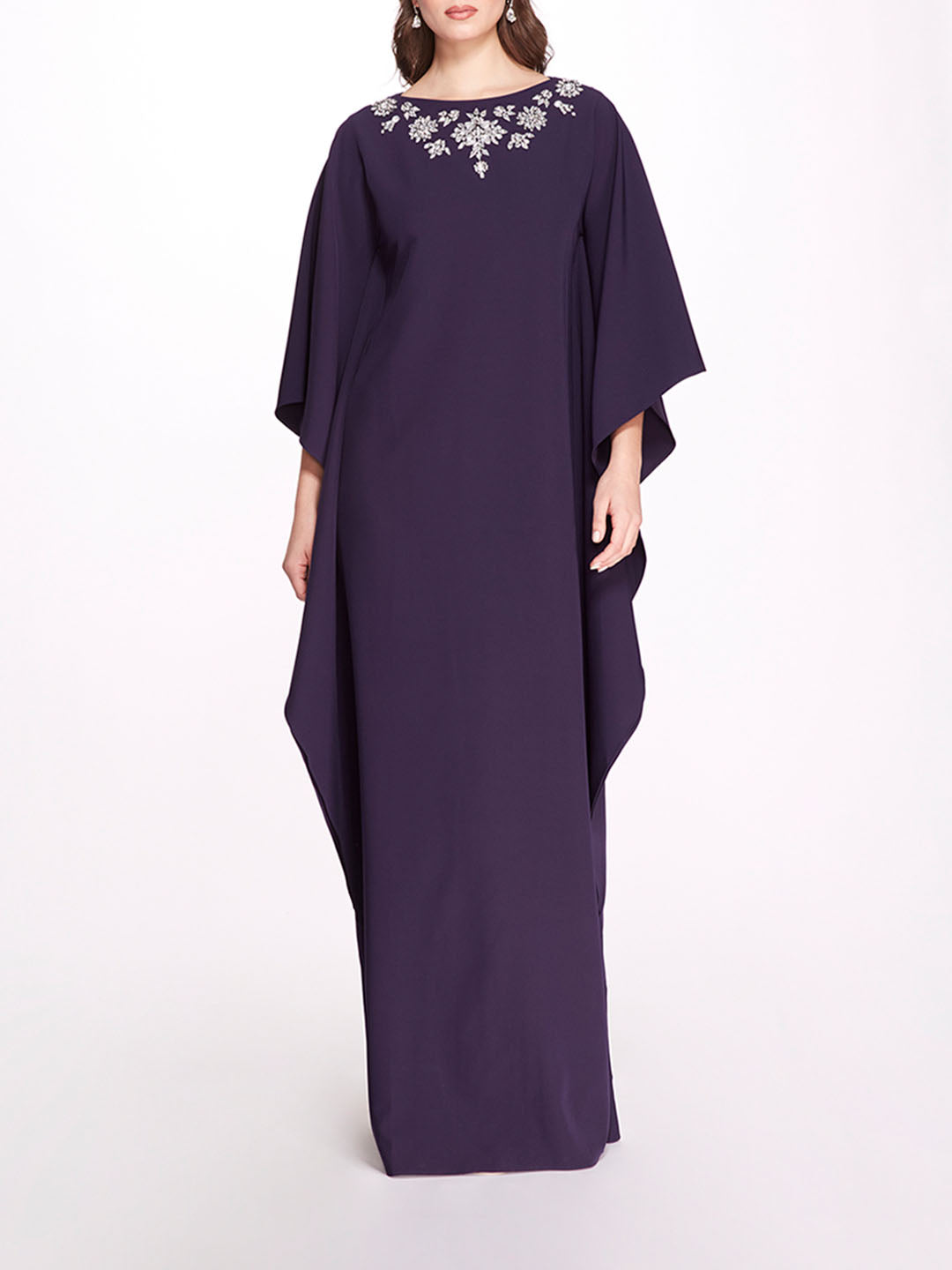 Crystal Embellished Kaftan | Marchesa