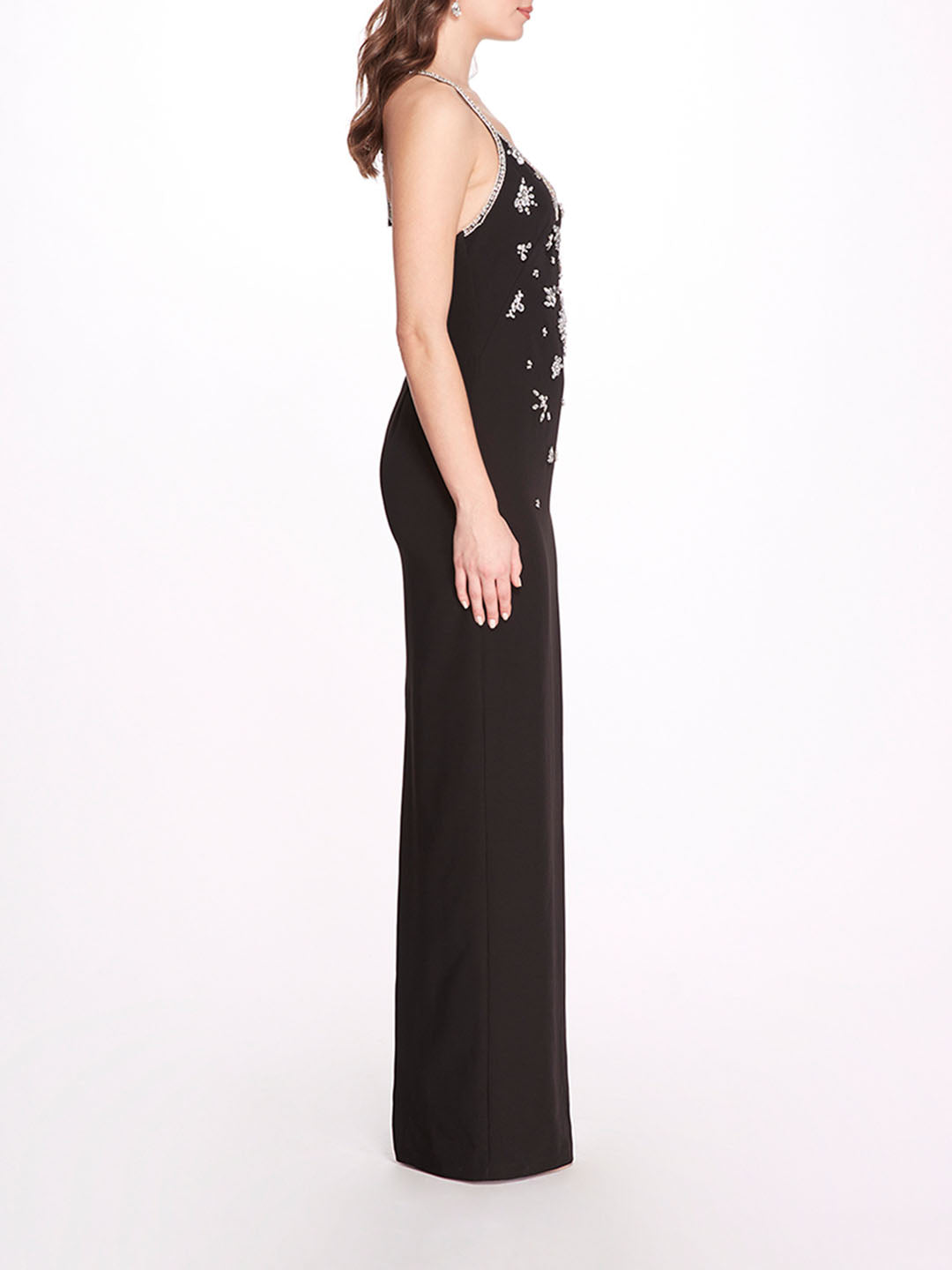 Crystal Embellished Sleeveless Gown | Marchesa