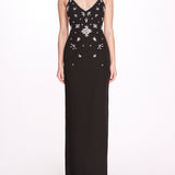 Crystal Embellished Sleeveless Gown | Marchesa