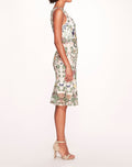 Load image into Gallery viewer, Botanical Embroidered Midi Dress | Marchesa
