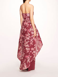 Strapless Gilded Gown | Marchesa