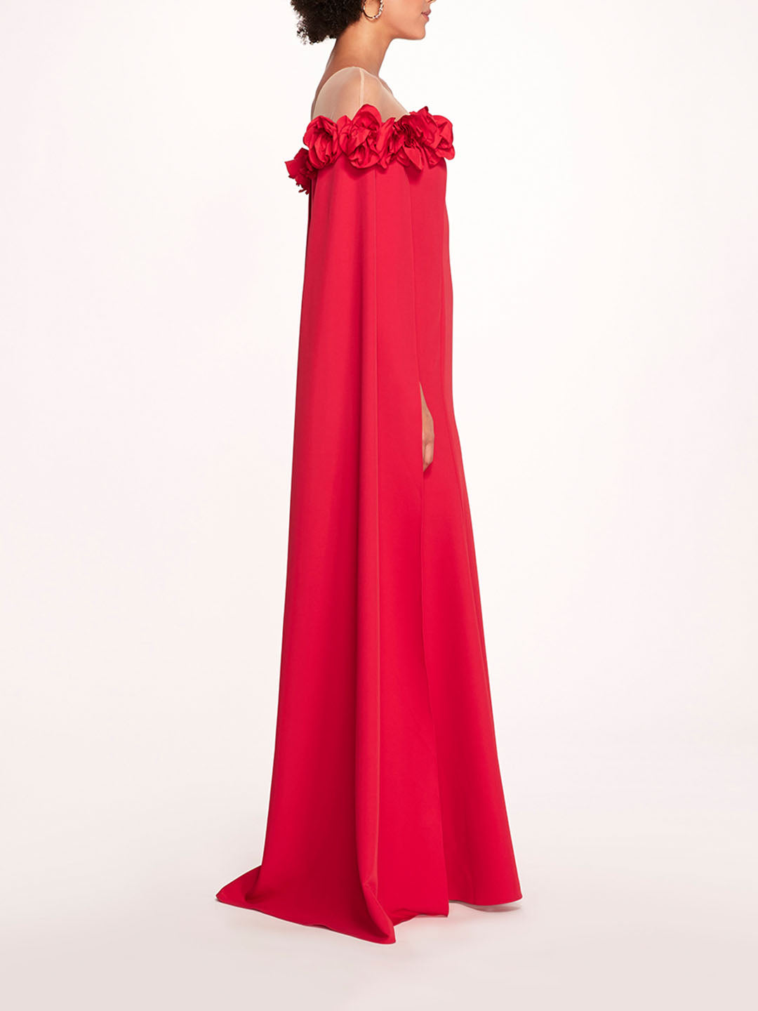 Off Shoulder Illusion Gown | Marchesa
