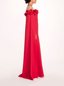 Off Shoulder Illusion Gown | Marchesa