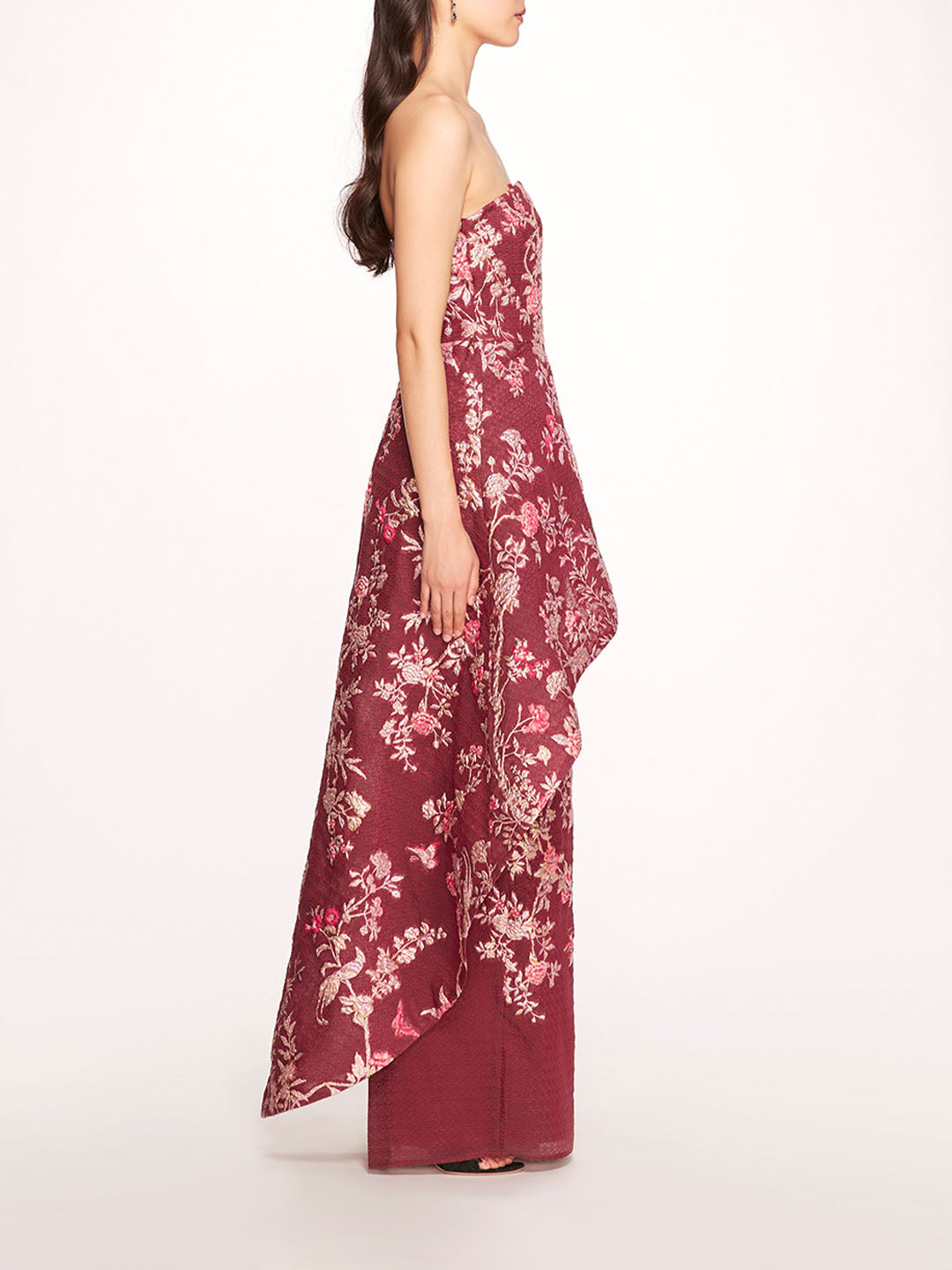 Strapless Gilded Gown | Marchesa