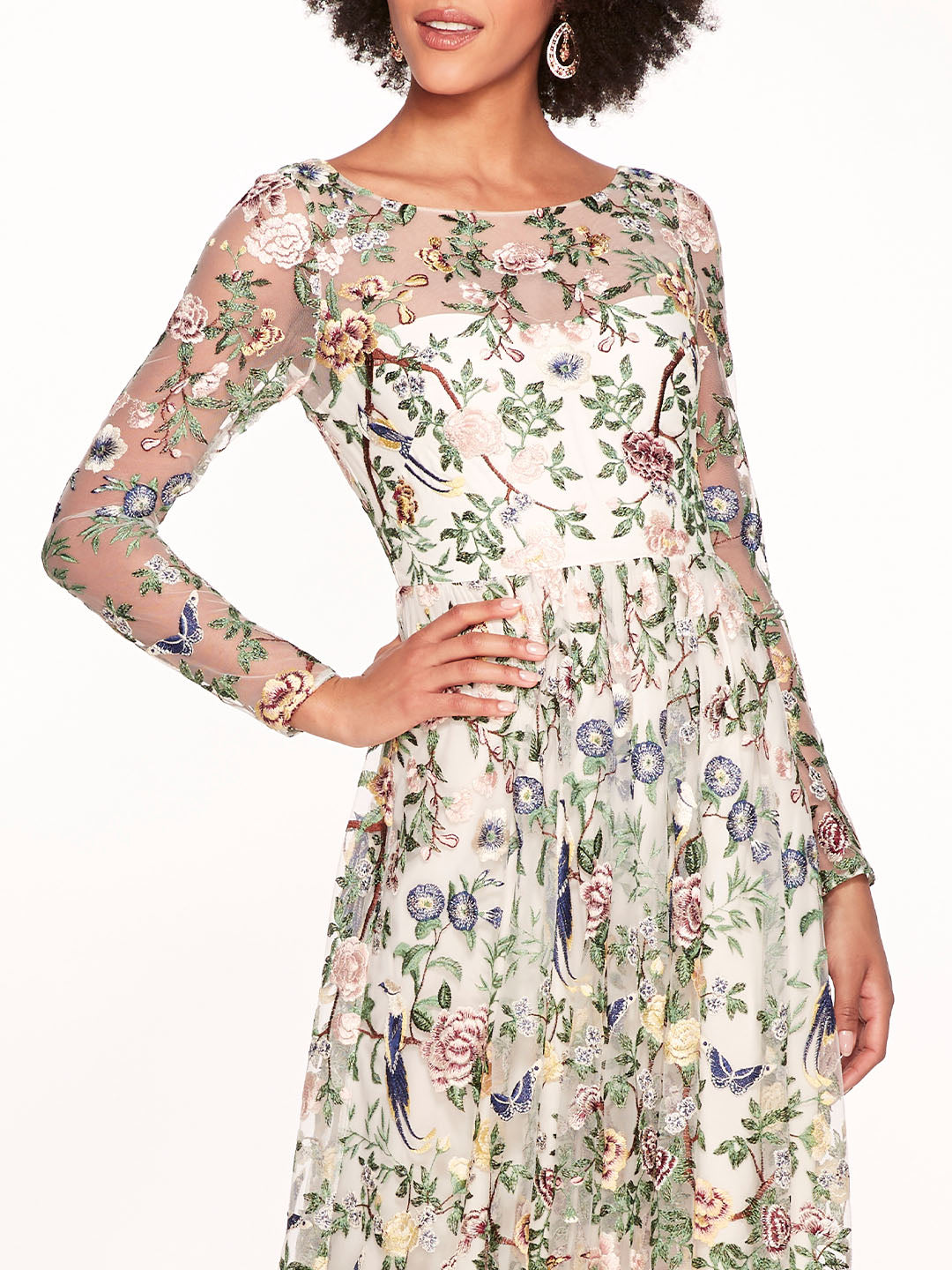 Botanical Embroidered Gown | Marchesa