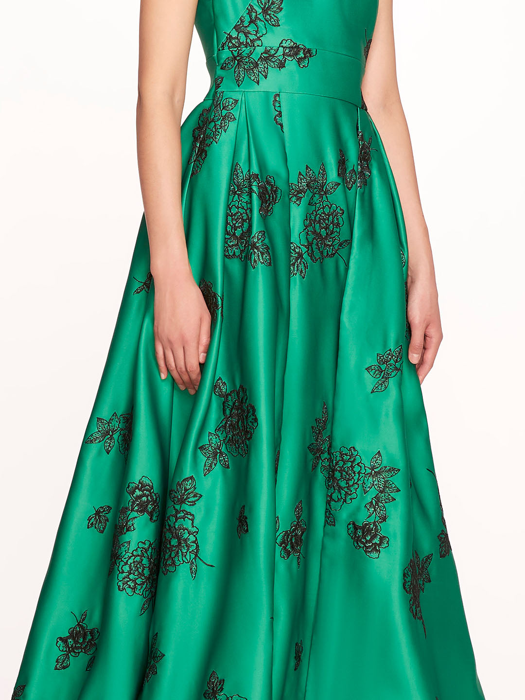 One Shoulder Marigold Ball Gown | Marchesa