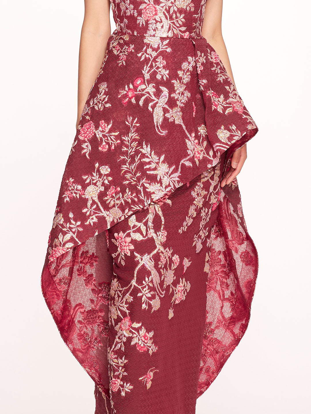 Strapless Gilded Gown | Marchesa