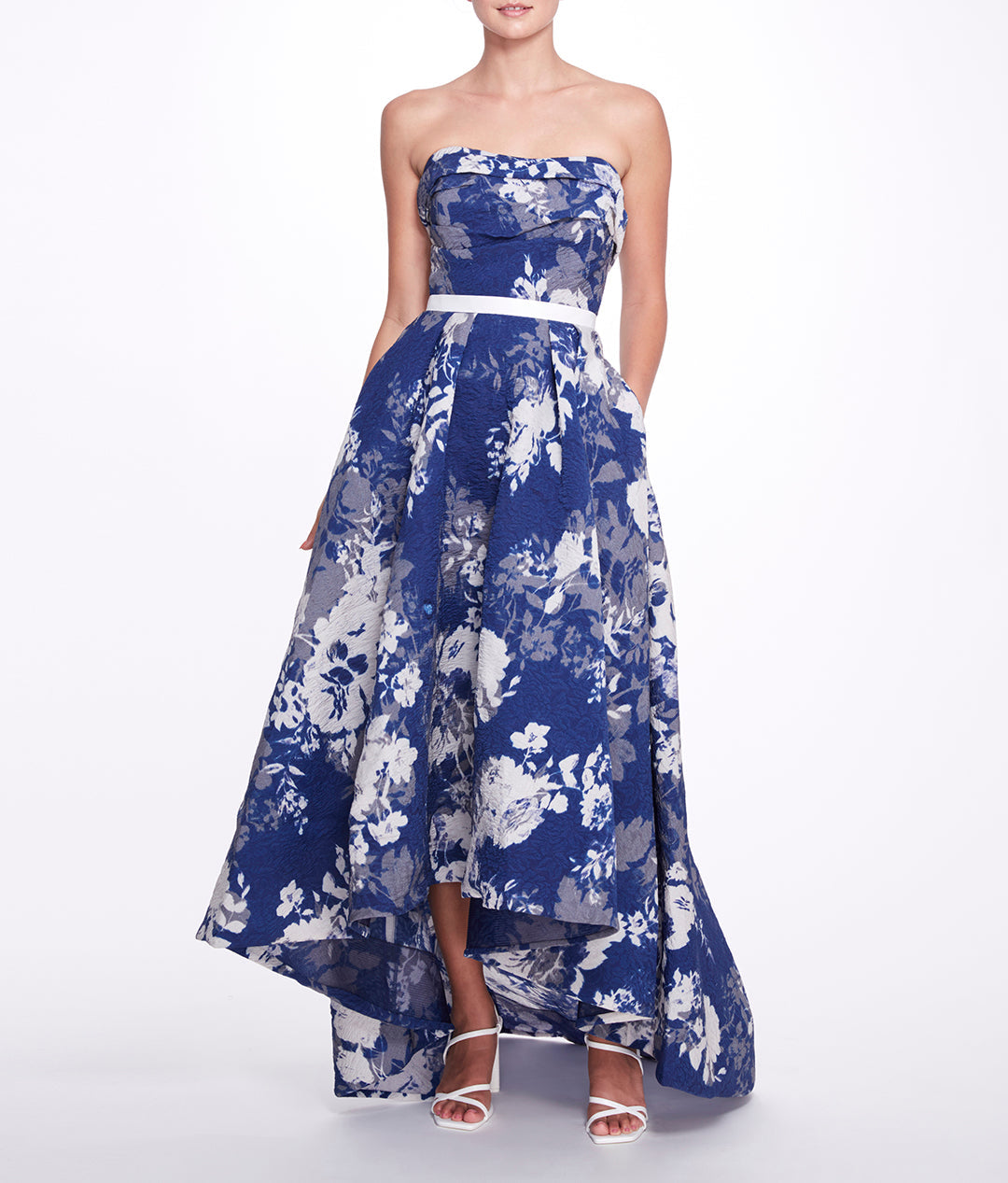 Organza Cloque Hi-low Gown Marchesa