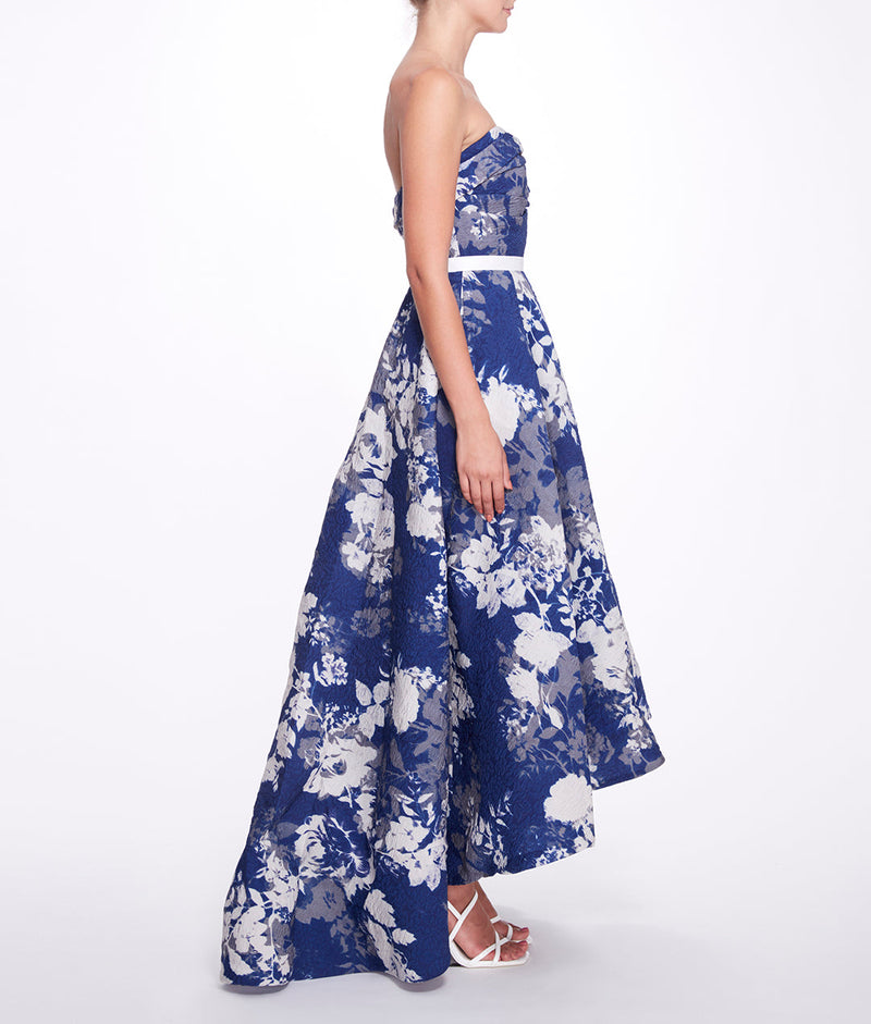 Organza Cloque Hi-low Gown Marchesa