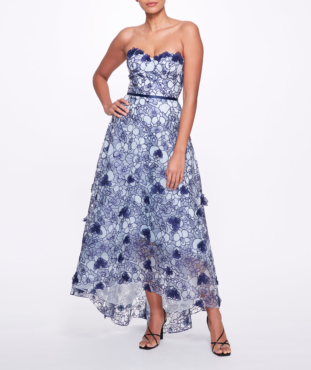 Strapless Organza Gown Marchesa