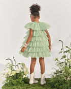 Marchesa Mini + Gymboree Pleated Tulle High Neck Dress