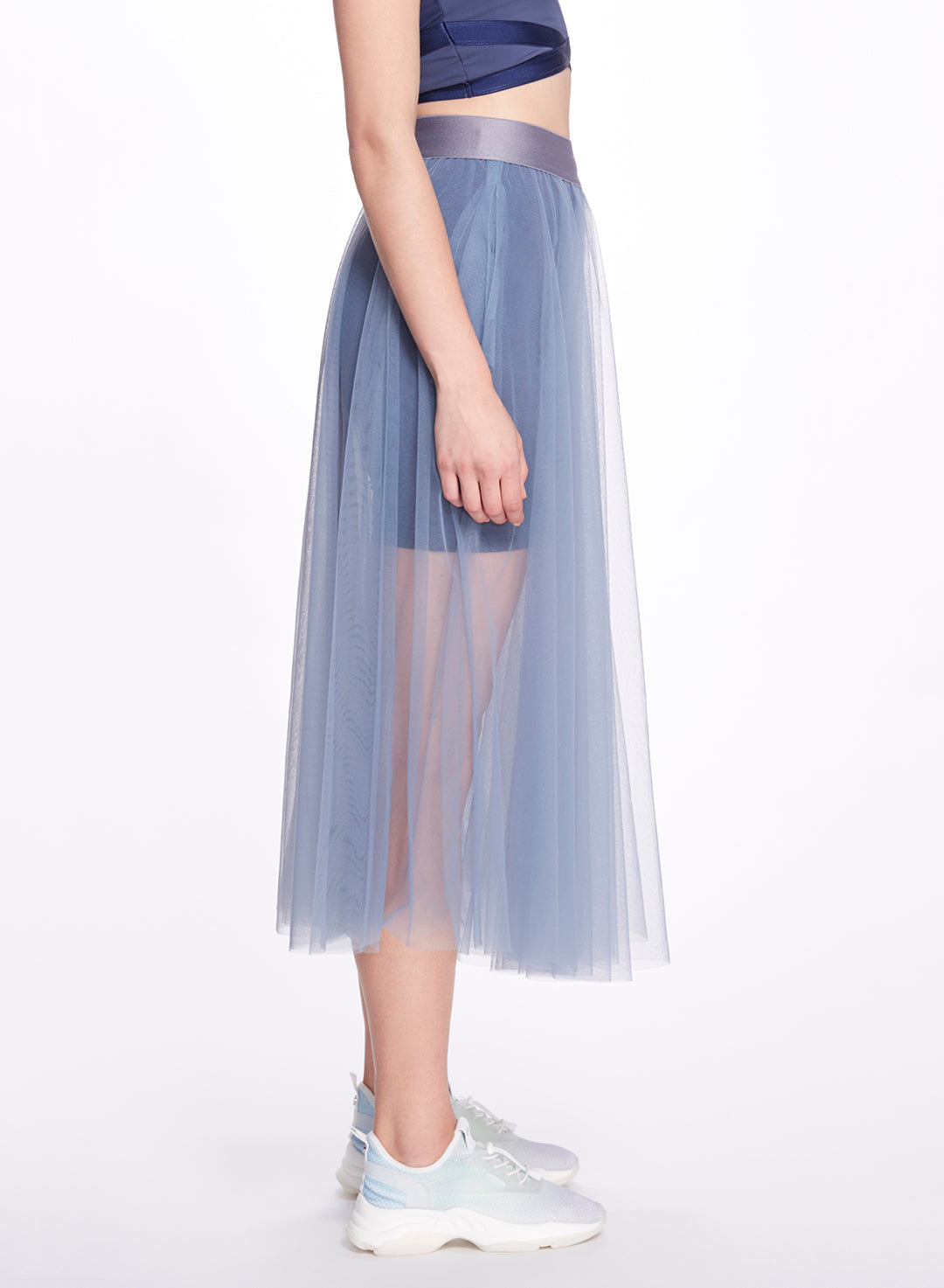 ブルレア　Tulle tiered skirt bluelea Tulle tiered skirt 38
