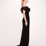 Velvet Column Gown
