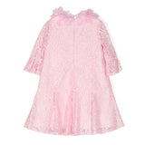 Volant-Embroidered Lace Dress | Marchesa