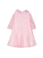 Volant-Embroidered Lace Dress | Marchesa