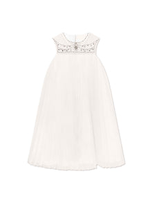 Jewel-Embellished Tulle Dress | Marchesa