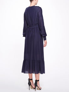 Voile Day Dress Marchesa