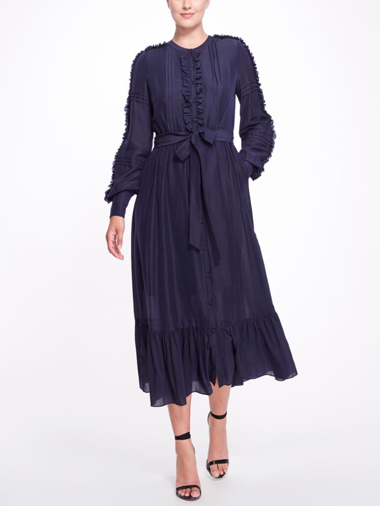 Voile Day Dress Marchesa