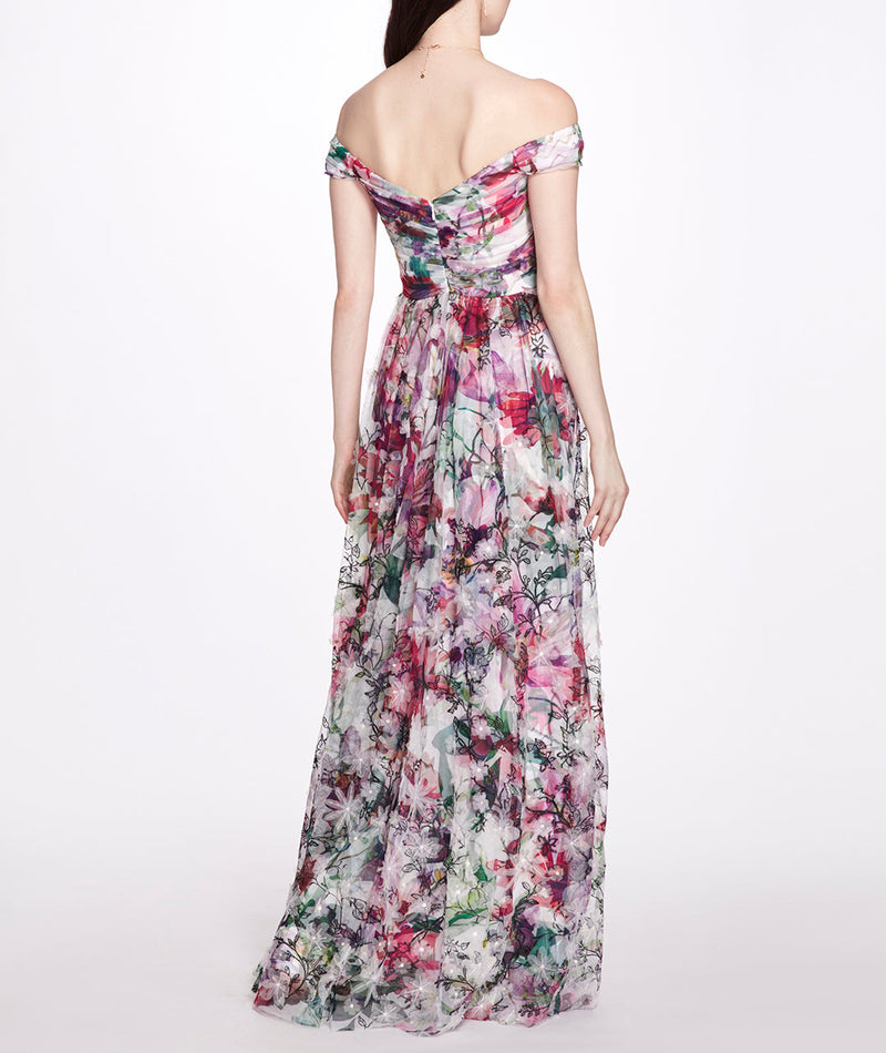 Tulle A-line Gown | Marchesa