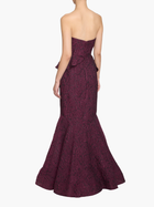 Strapless Cloque Gown