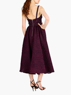Sleeveless Cloque Midi Gown