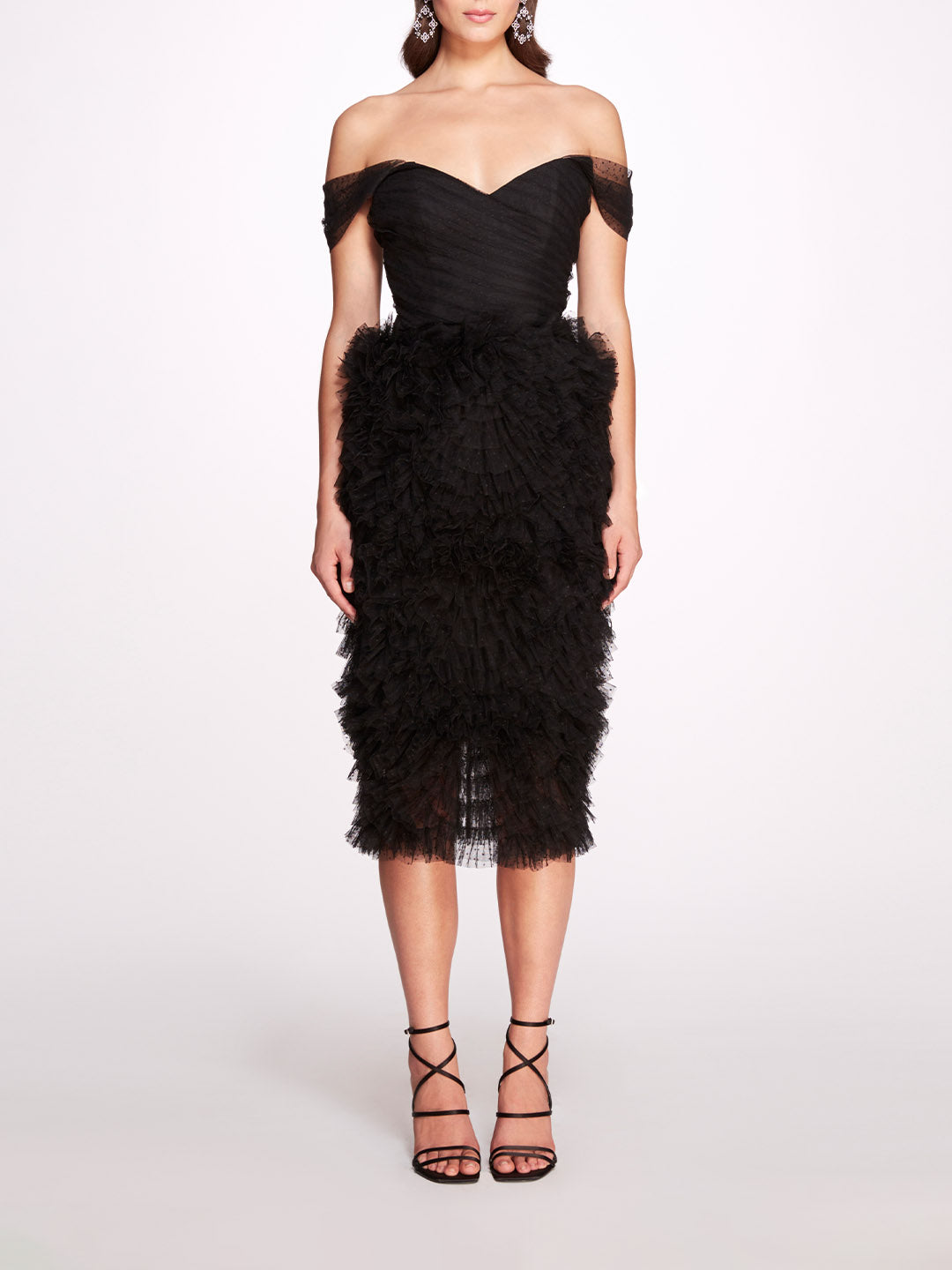 Sprinkled Midi Dress | Marchesa