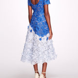 Dahlia Midi Dress | Marchesa