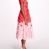 Dahlia Midi Dress | Marchesa