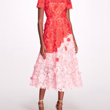 Dahlia Midi Dress | Marchesa