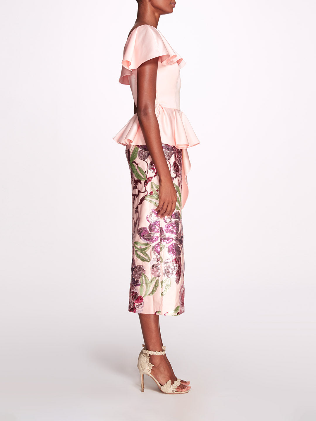 Dutchess Degrade Midi Dress | Marchesa