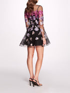 Falling Flowers Mini Dress | Marchesa