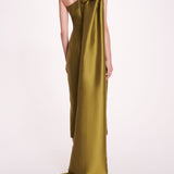 Silk Mikado Midi Dress | Marchesa