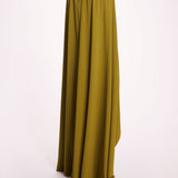 Embellished Cape Gown