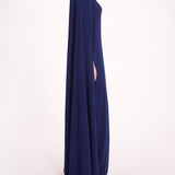 Embellished Cape Gown