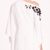 Embroidered Draped Kaftan | Marchesa