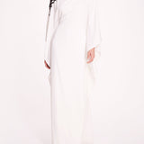 Embroidered Draped Kaftan | Marchesa