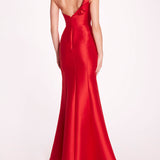 Silk Mikado Gown | Marchesa