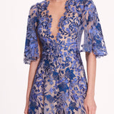 V-Neckline Tulle Gown | Marchesa