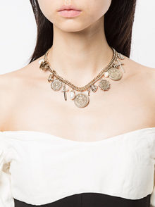 Charm Front Necklace Marchesa