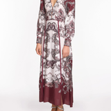 Corded Twill Midi Dress