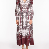 Corded Twill Midi Dress