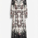 Corded Twill Midi Dress