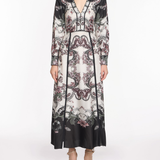 Corded Twill Midi Dress