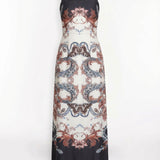 Sleeveless Twill Maxi Dress